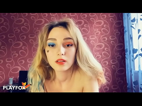 ❤️ L'occhiali magichi di realtà virtuale m'hà datu sessu cù Harley Quinn ❤️ Cazzo à noi ️❤